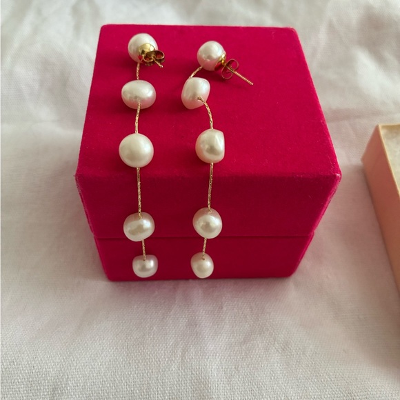 Natasha Denona Pearl Chain Earrings, new from Nordstrom. - Picture 4 of 7